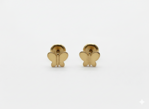 Aretes Topitos de Mariposa